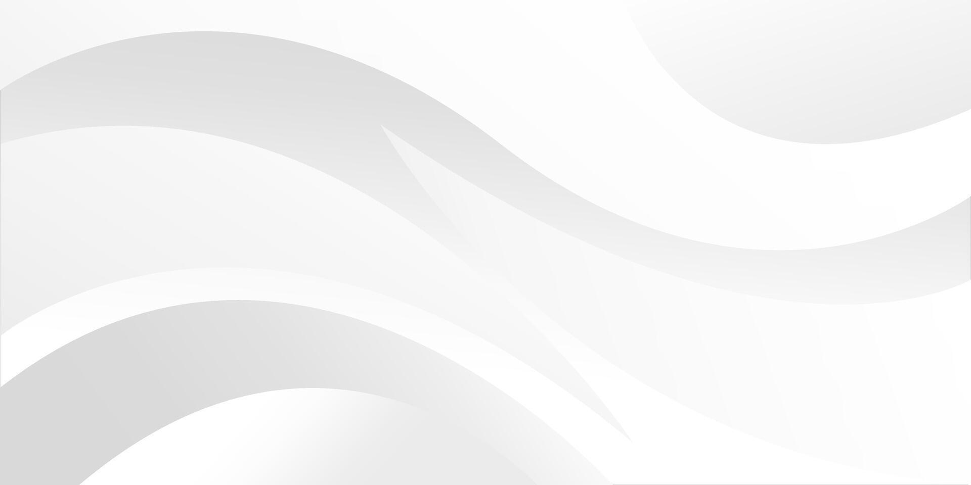 White background abstract with gradient color and artistic dynamic line decoration design vector