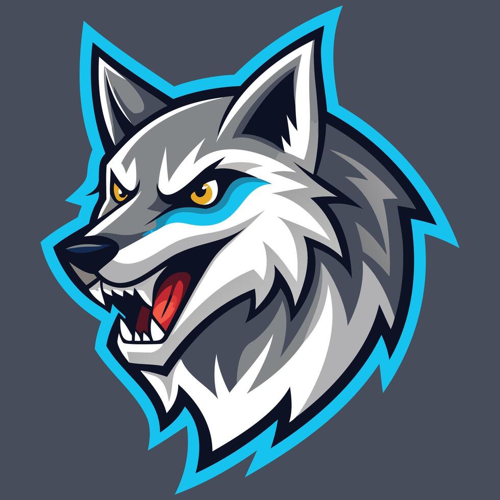 Futuristic Fox Tech Logo vector
