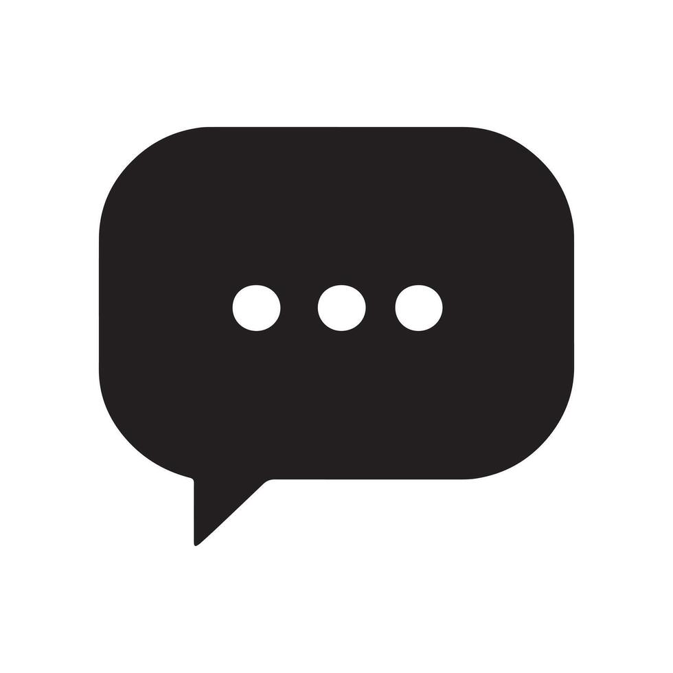 Chat Icon Messaging Communication Design Template vector