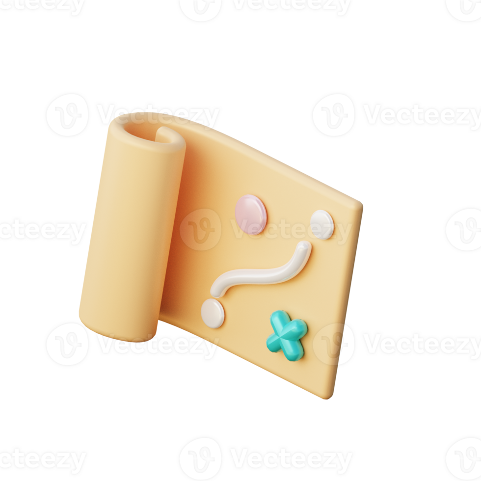 Cute 3D Business Category Icon Illustration Render png