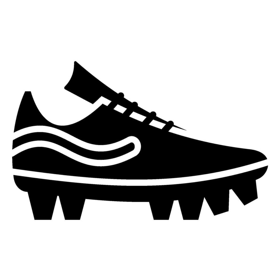 Soccer shoes icon vector