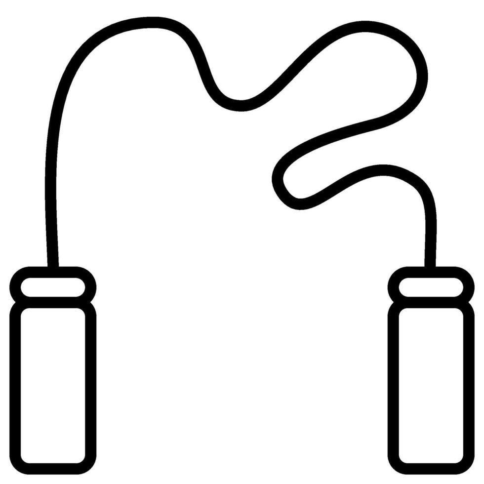 Gymnastic outline icon vector
