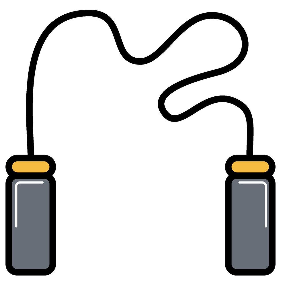 Gymnastic filled outline icon vector
