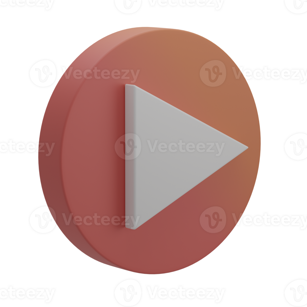 Cute 3D Live Streaming Icon Illustration Render png