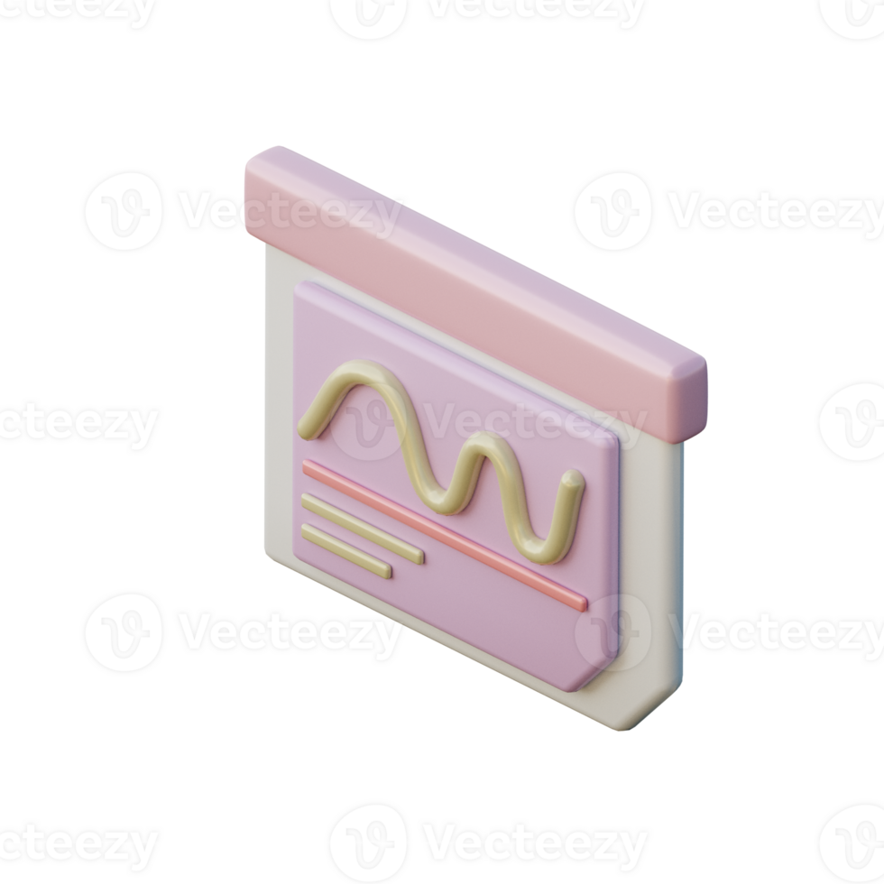 Cute 3D Dynamics Icon Illustration Render png