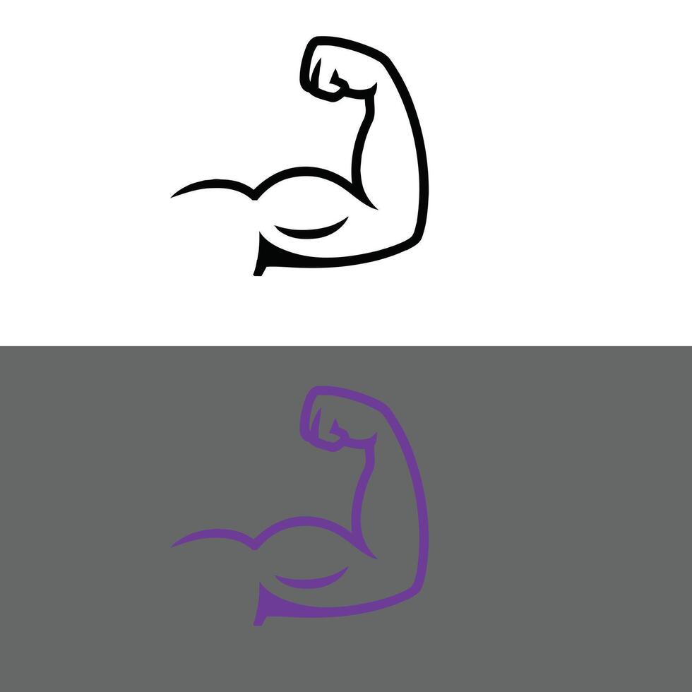 arm logo design. vector