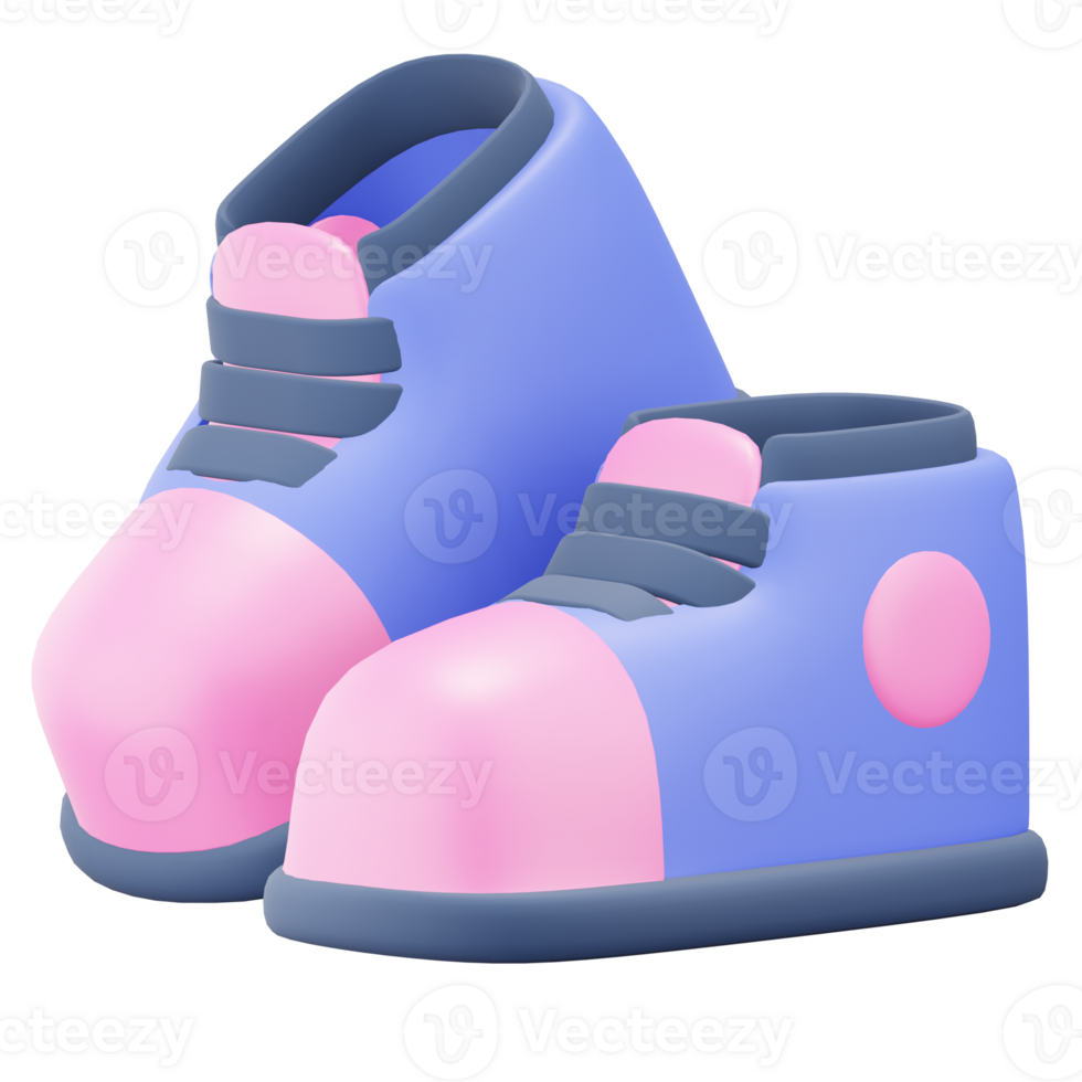 3D A Pair Of Shoes Illustration png