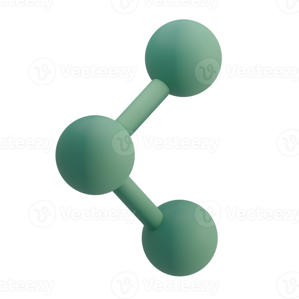 Cute 3D Share Icon Illustration Render png