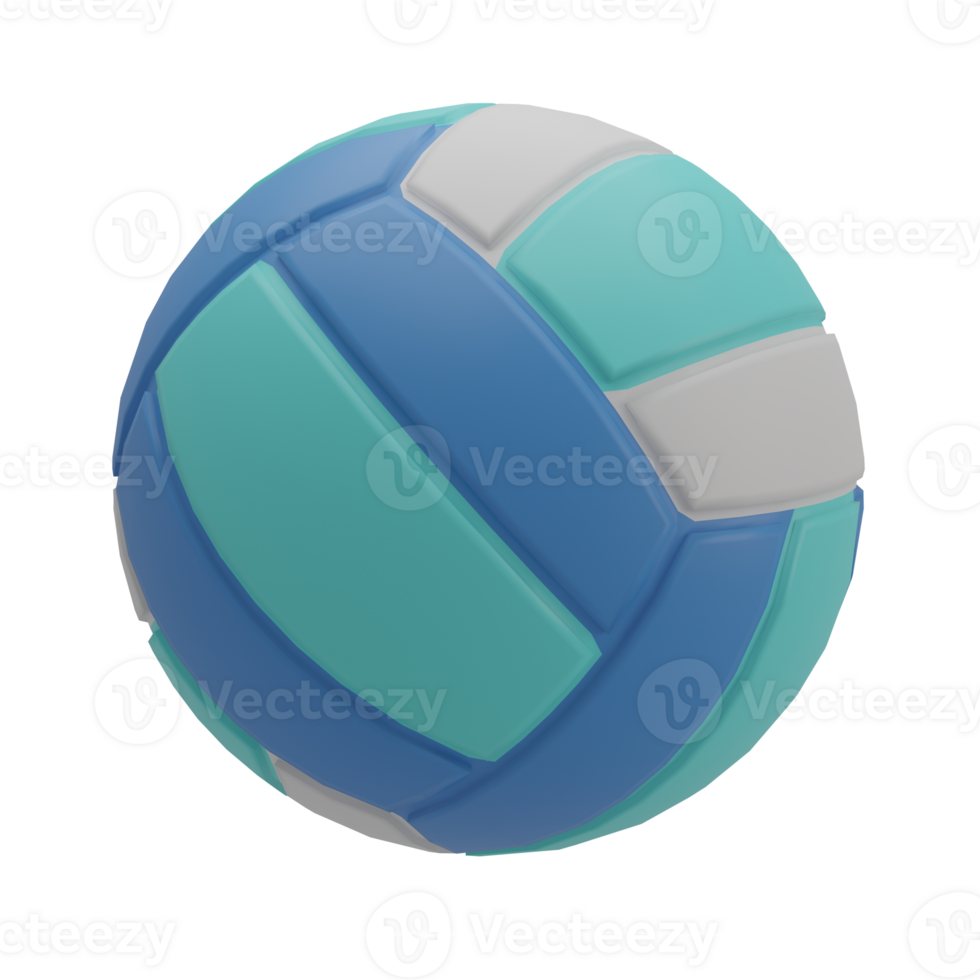 Cute 3D Volleyball Icon Illustration Render png