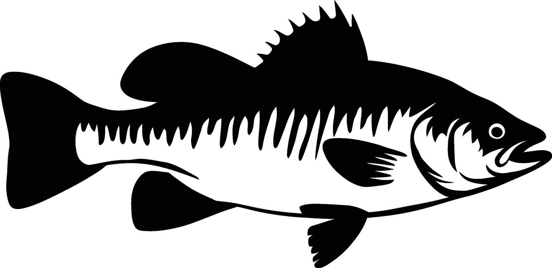 Black Fish Icon for Seafood Restaurant Branding, Minimal Fish Design for Logo or Packaging vector