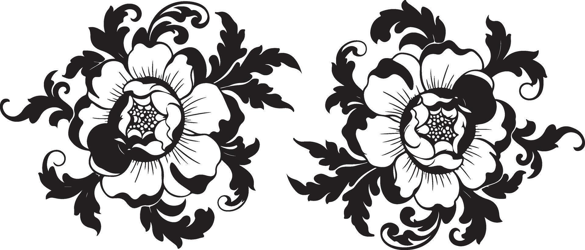 Ornamental Flower design vector