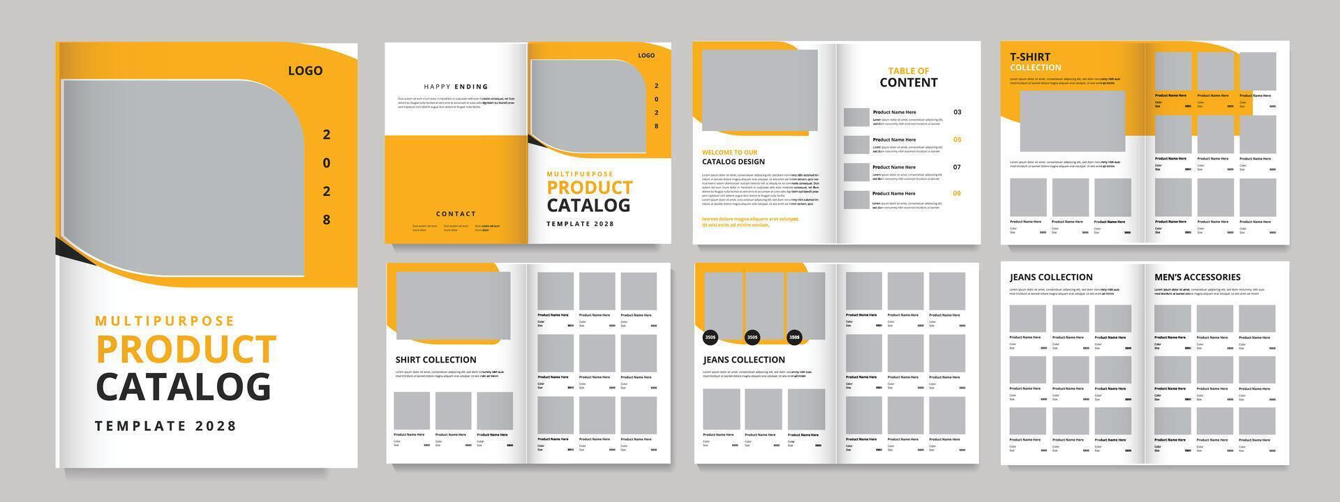 Multipurpose Product Catalog design Layout, business company furniture fashion product catalogue template vector