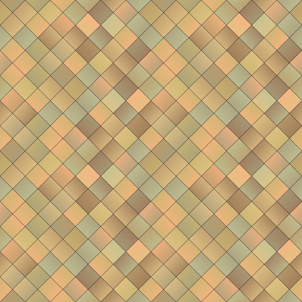 Geometrical seamless pastel colored square pattern background design vector