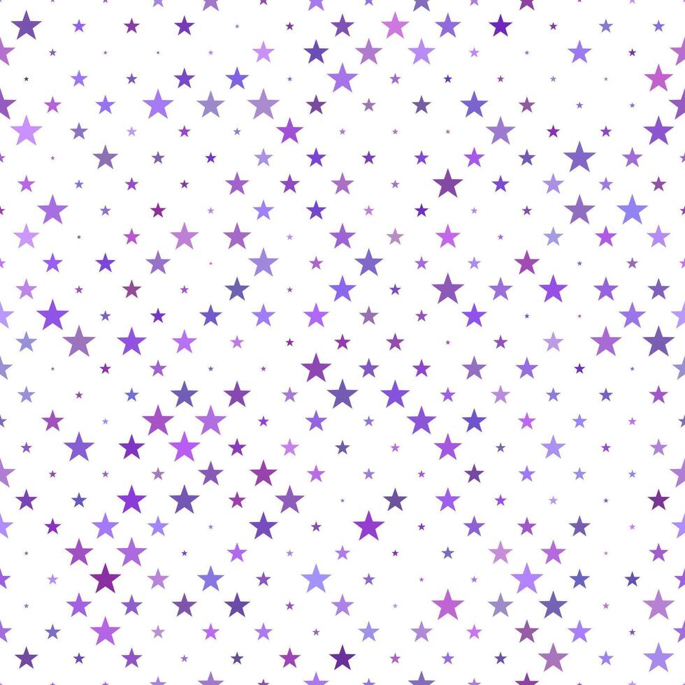 Abstract seamless purple star pattern background vector