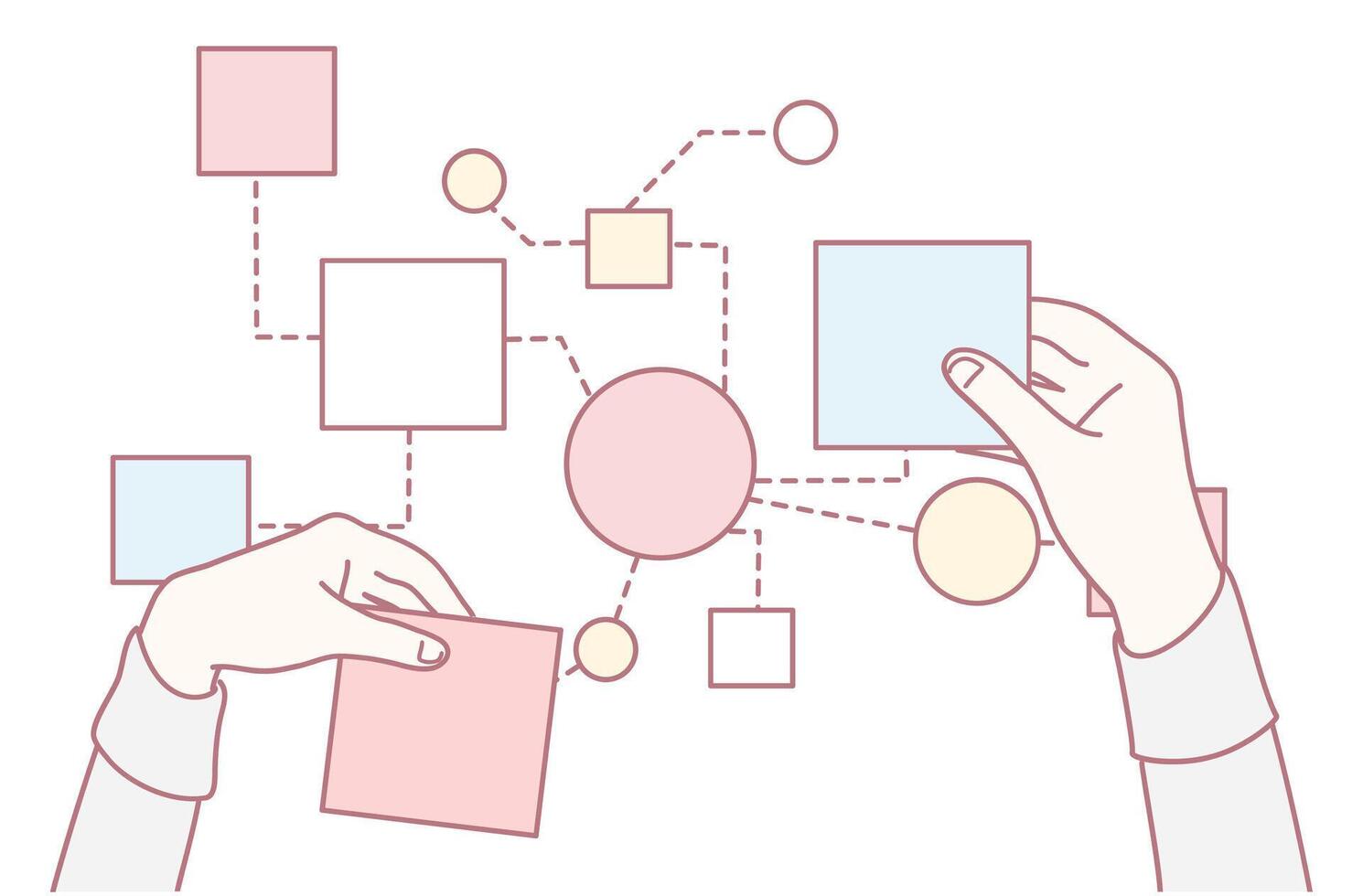 Using creative thinking and concept mapping to boost learning and communication vector