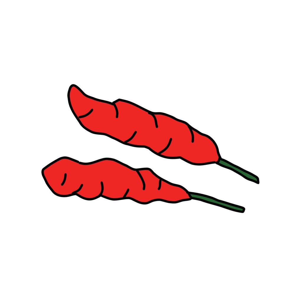Papeda on white background. Cartoon Style Illustration vector