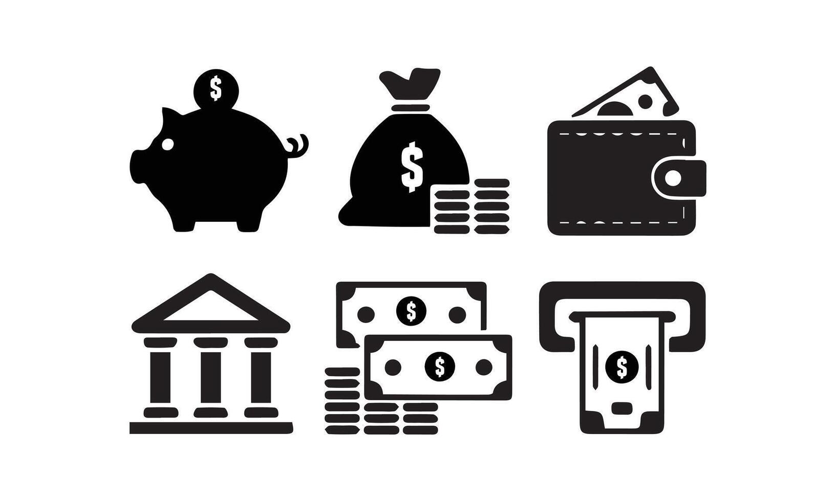 Money icon vectors design. ,illustration, graphic,design