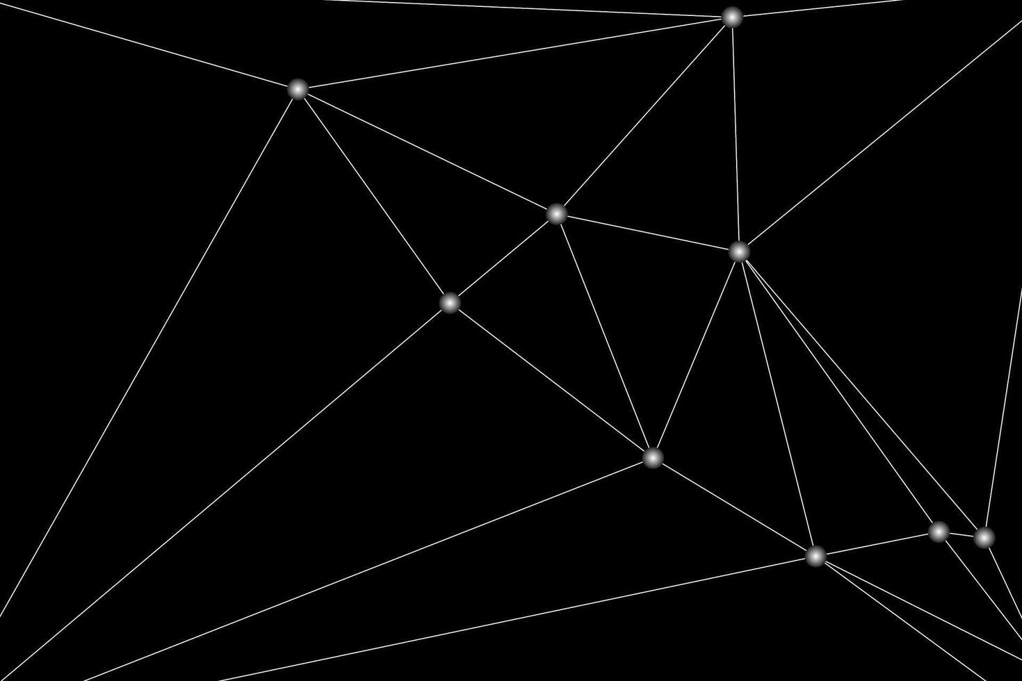 Global network connection background for banner design. Abstract line background with connecting dots and lines. Network Connecting dot polygon Social network communication. Internet technology. vector