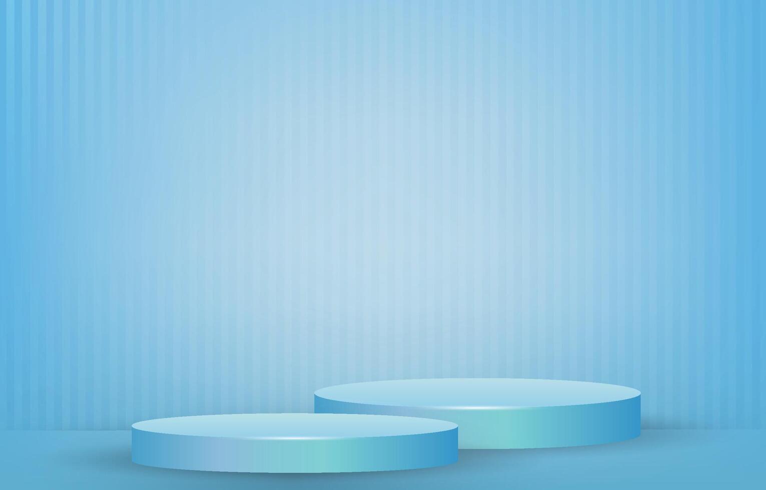 blue background.blue podium.advertisement template vector