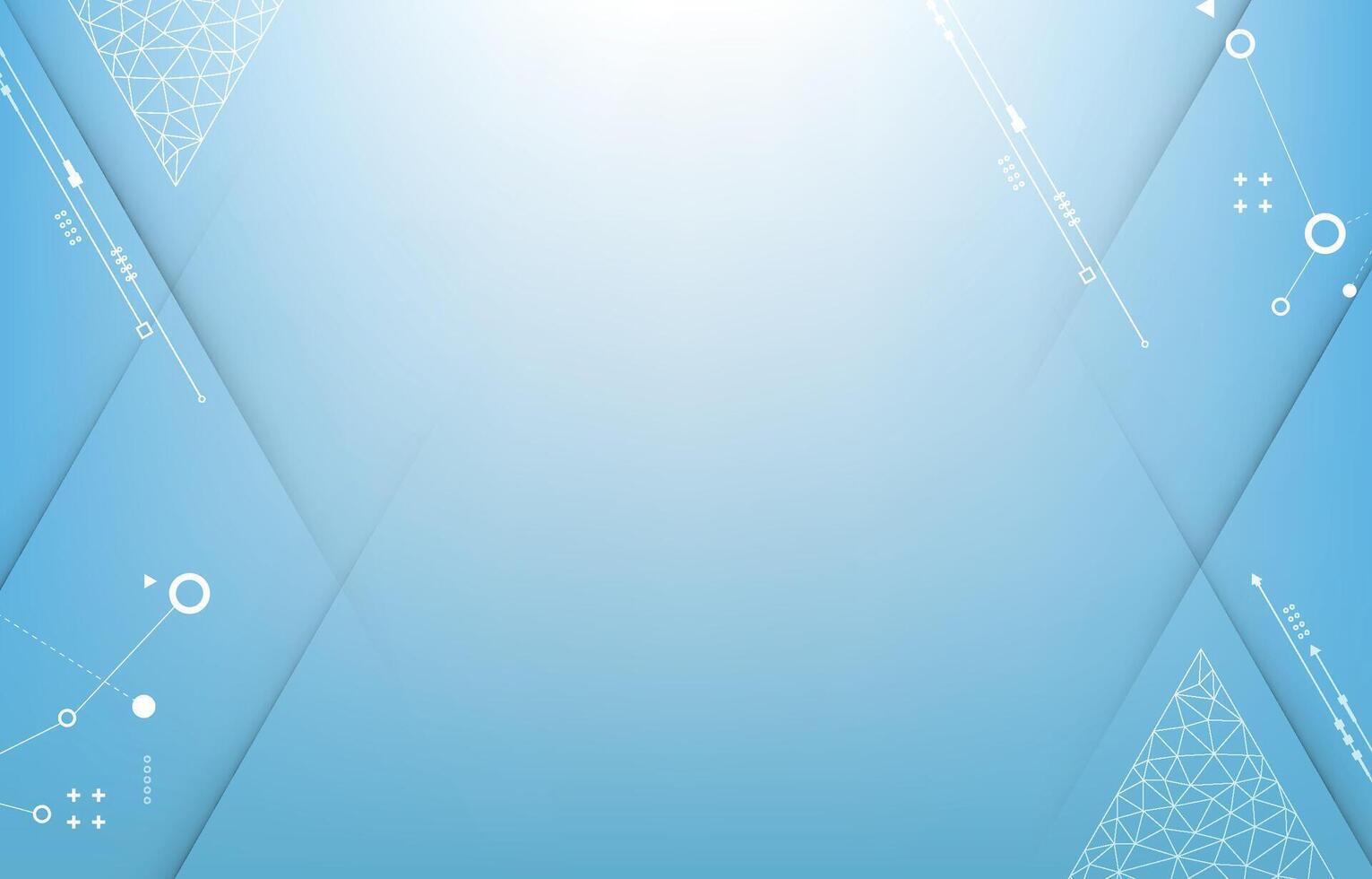 Abstract technology blue wallpaper.gemetric concept.modern template.triangle shape. vector