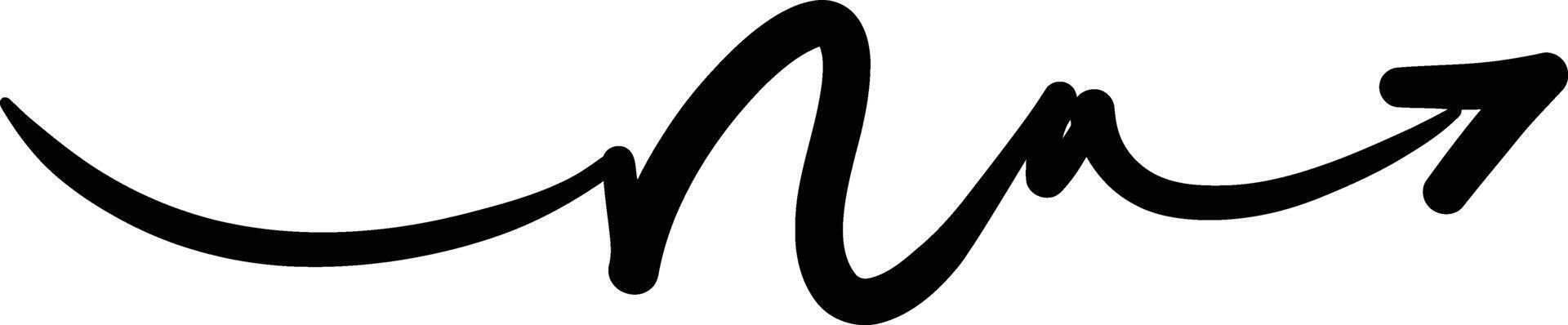 A black and white logo of a wave vector
