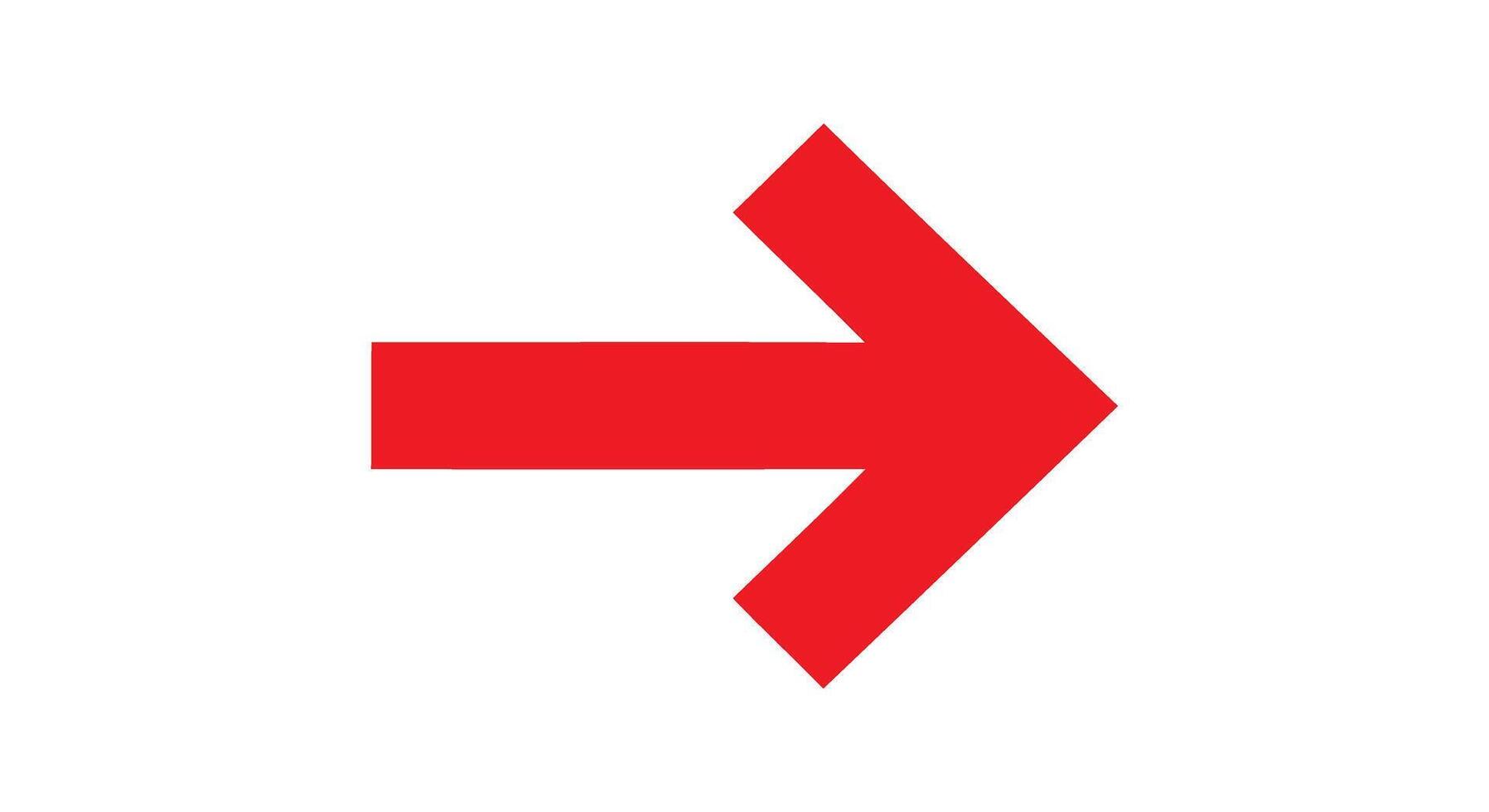 A red arrow pointing in the direction of the right vector