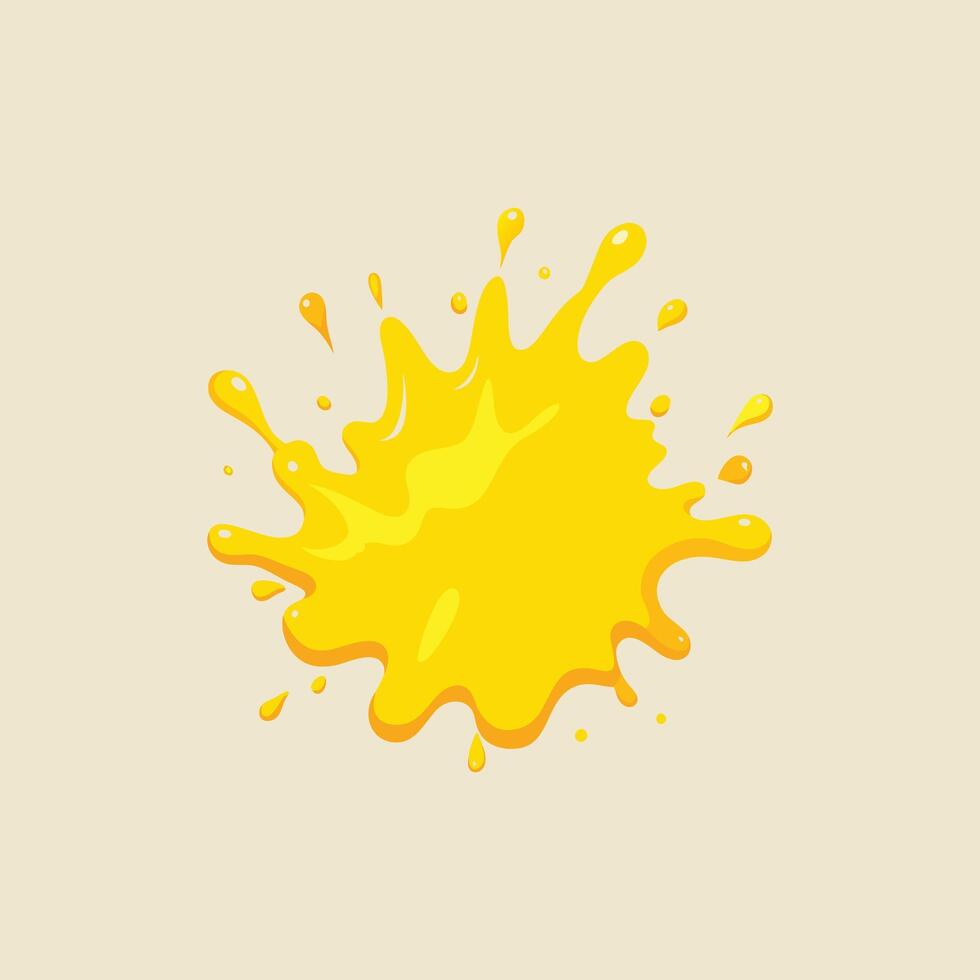 Yellow Splash Illustration vector