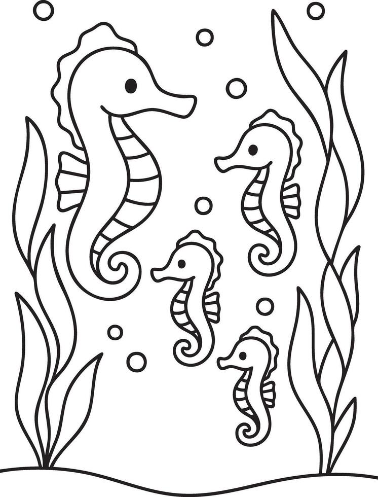 Cute Ocean Picnic vector