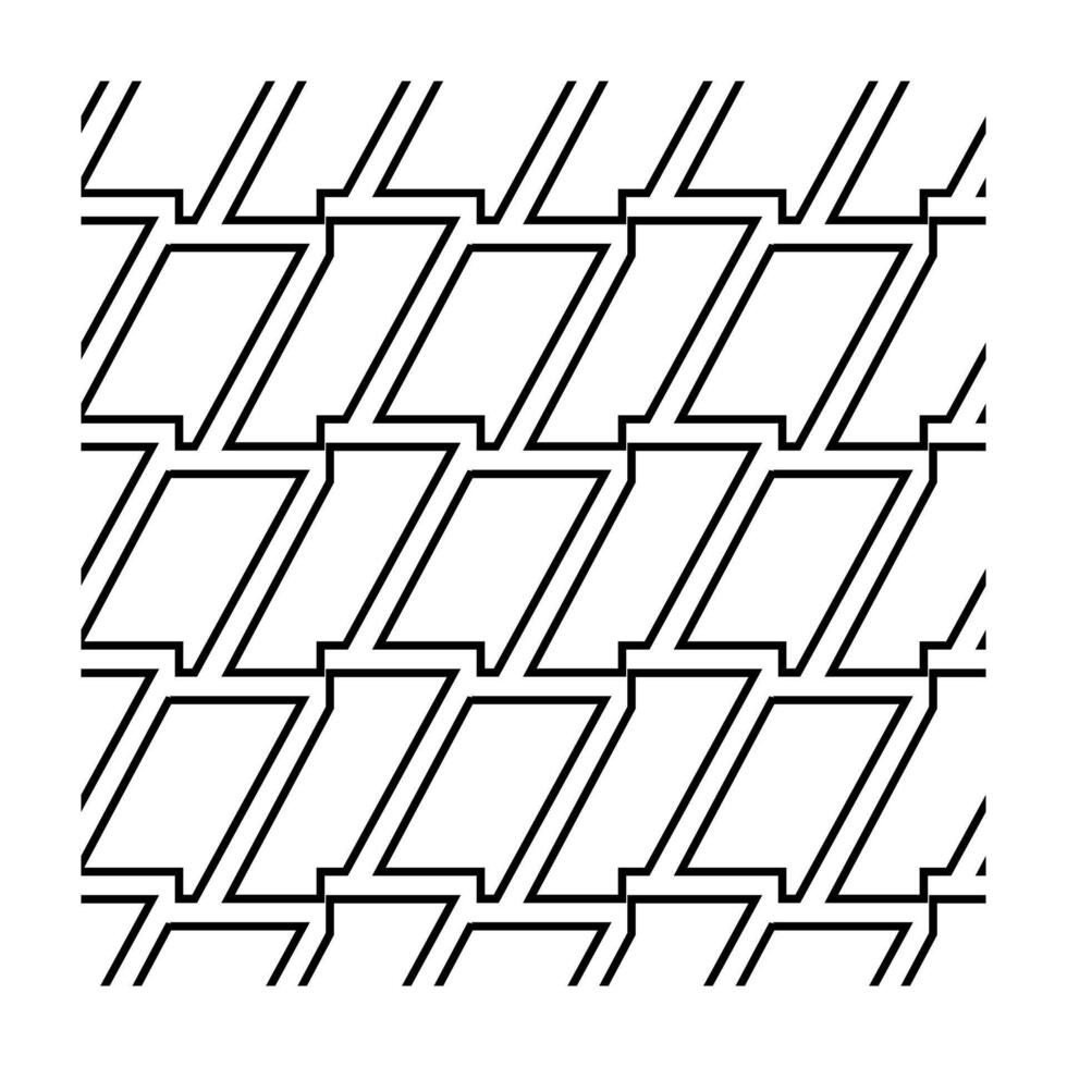 Diagonal Seamless Pattern Featuring Number Seven vector