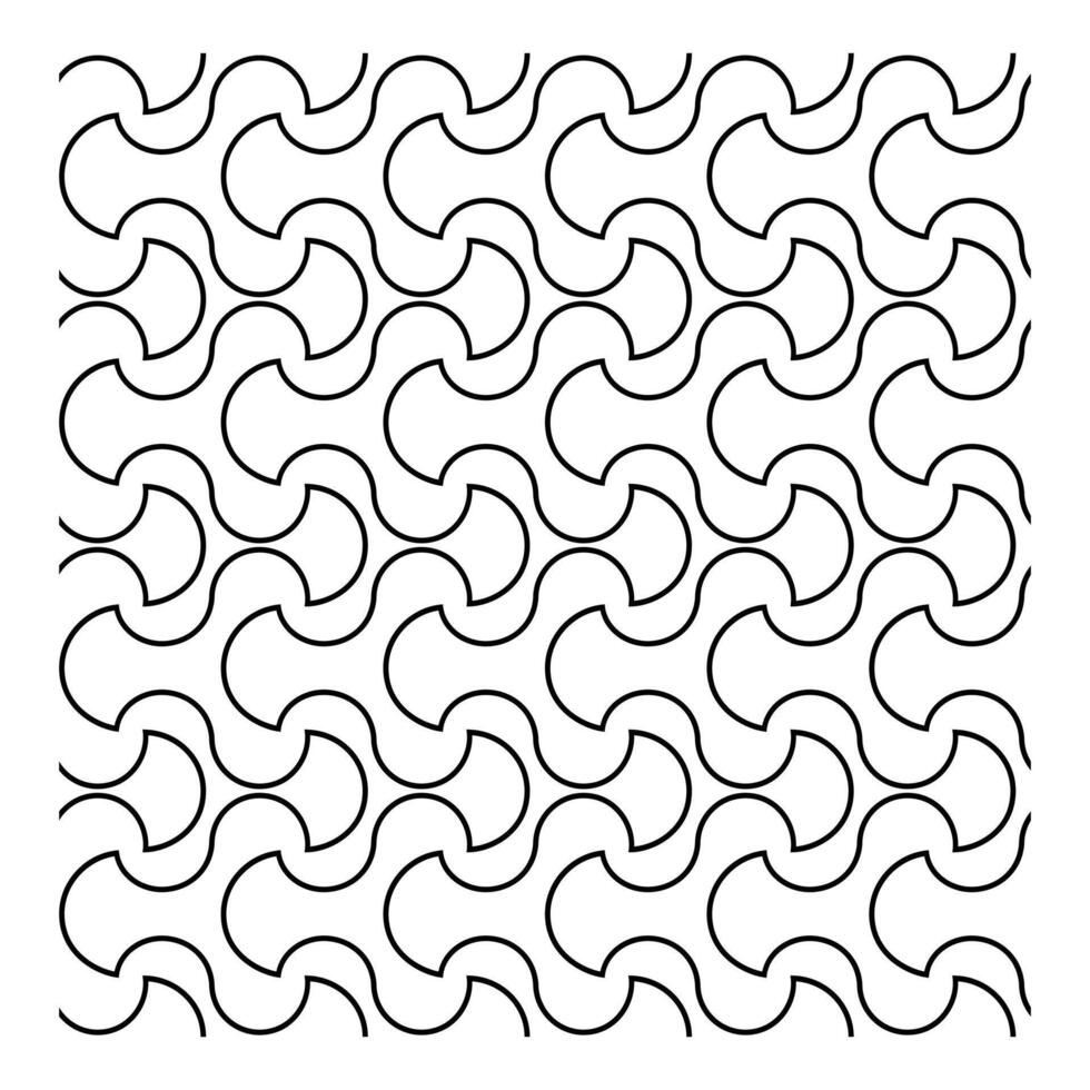 Curvy Loop Seamless Background in Minimal Style vector