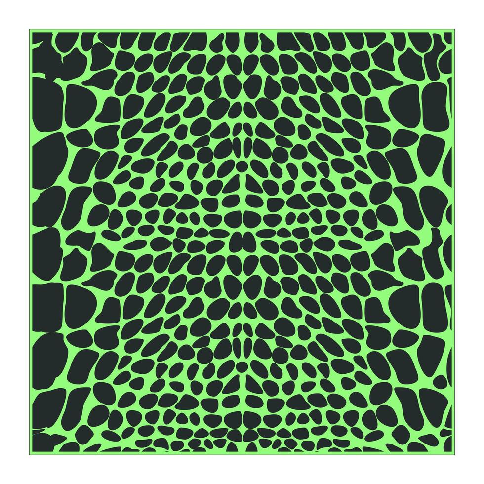 Vivid Green crocodile Skin Seamless Pattern for Animal Print Design vector