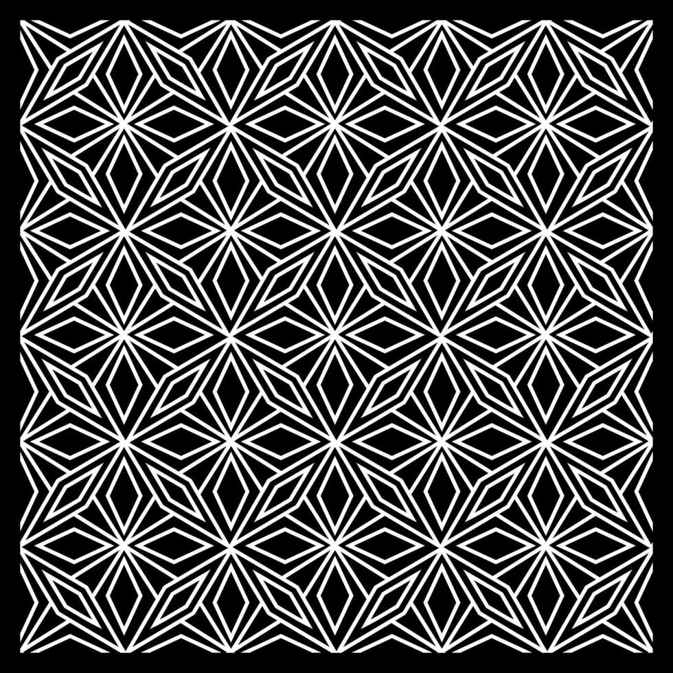 Overlapping Diamond Geometric Lattice Seamless Pattern vector