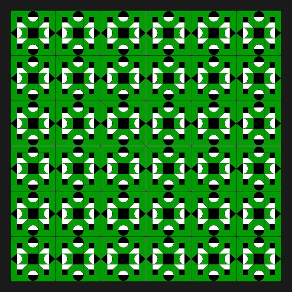 Retro Pixel Art Geometric Block Seamless Pattern vector