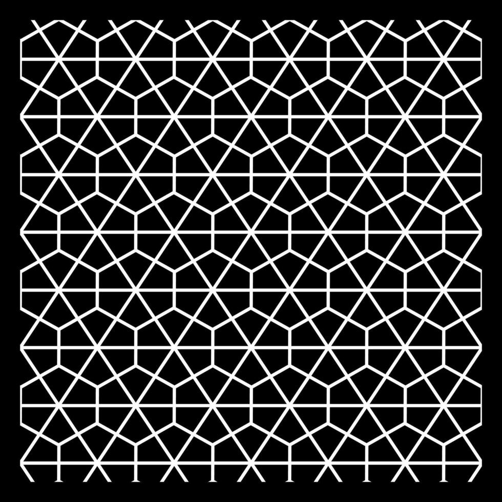 Angular Diamond Lattice Seamless Geometric Background vector