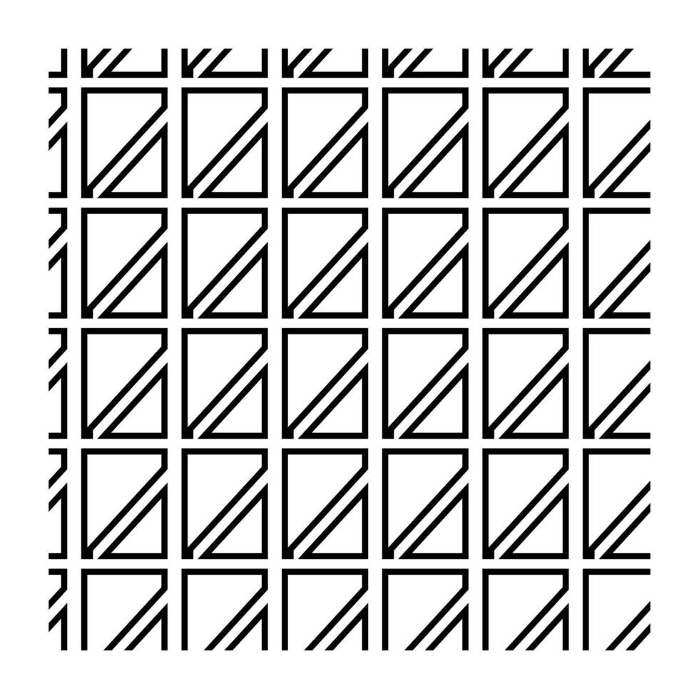 Grid Style Number Four Seamless Repeating Pattern vector