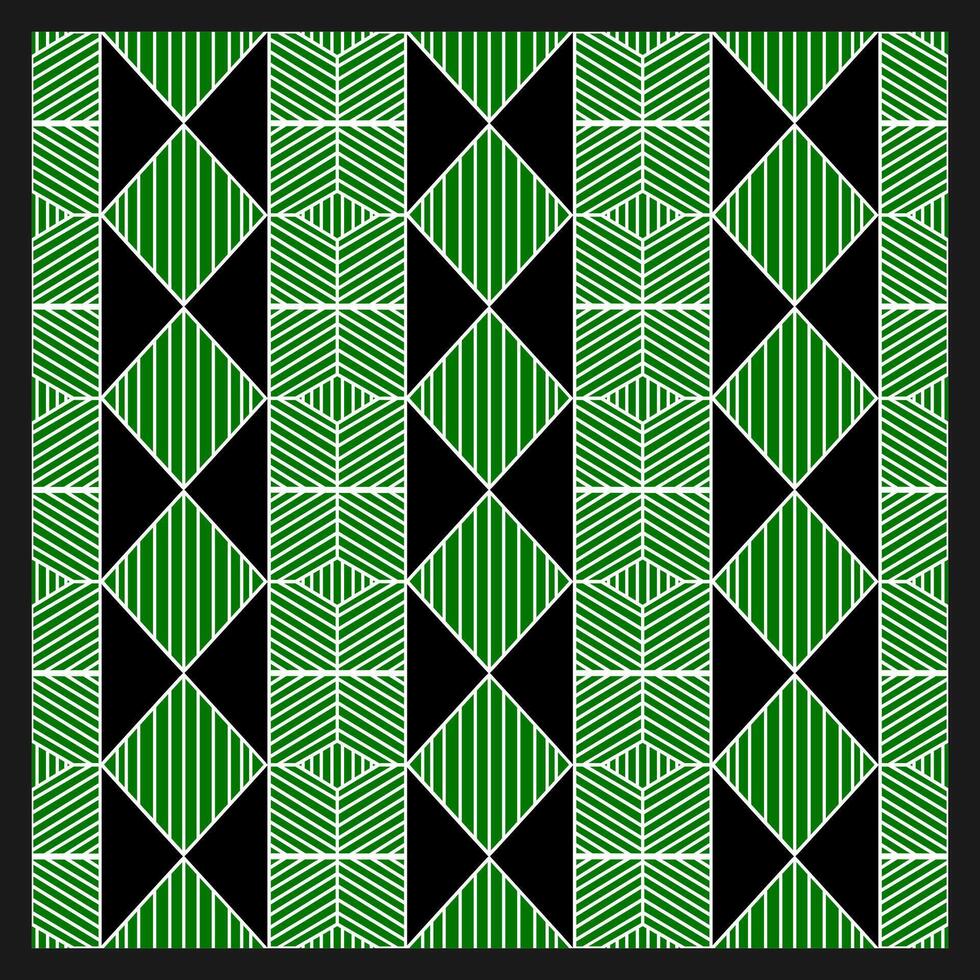 Linear Rhombus Stripe Decorative Seamless Pattern vector