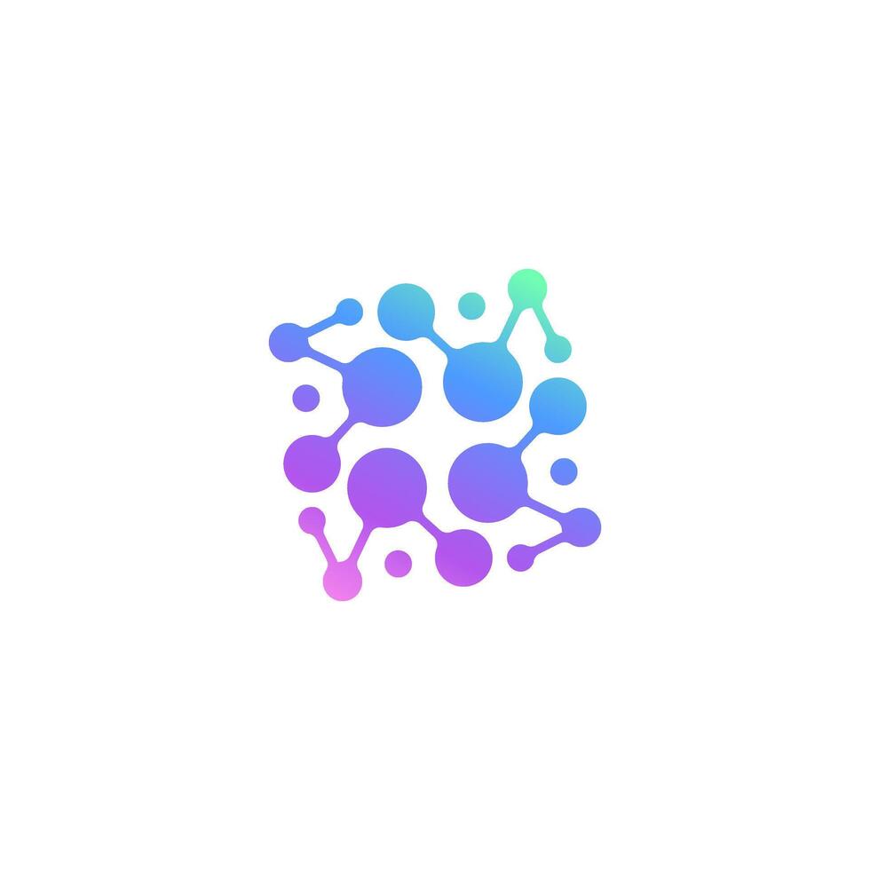 bio splash, pharma, clinic logo, abstract water, floral neuron plasma circular molecule, vector