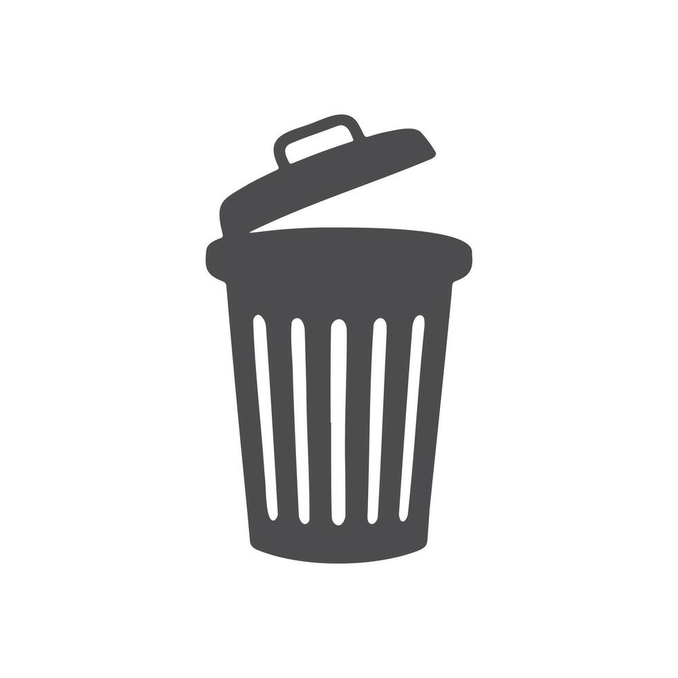 Trash Can Icon vector