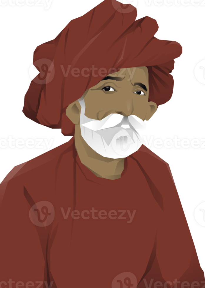 indian old man png