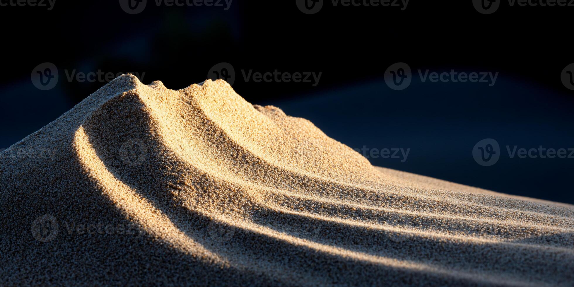 Sand dunes, light and shadow photo