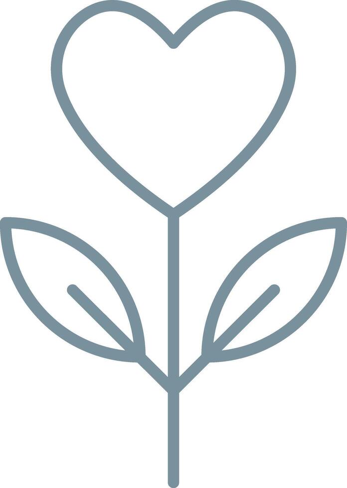 Flower Line Icon vector