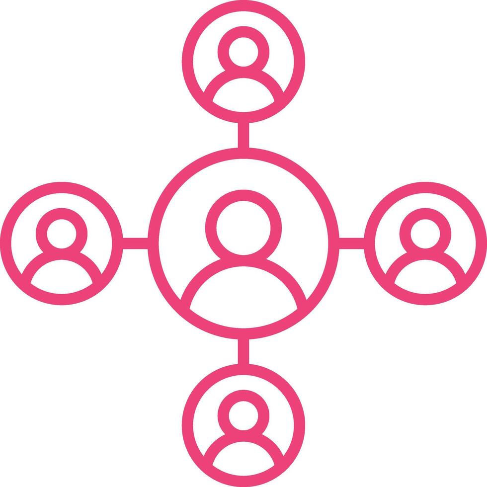 Connectivity Line Icon vector