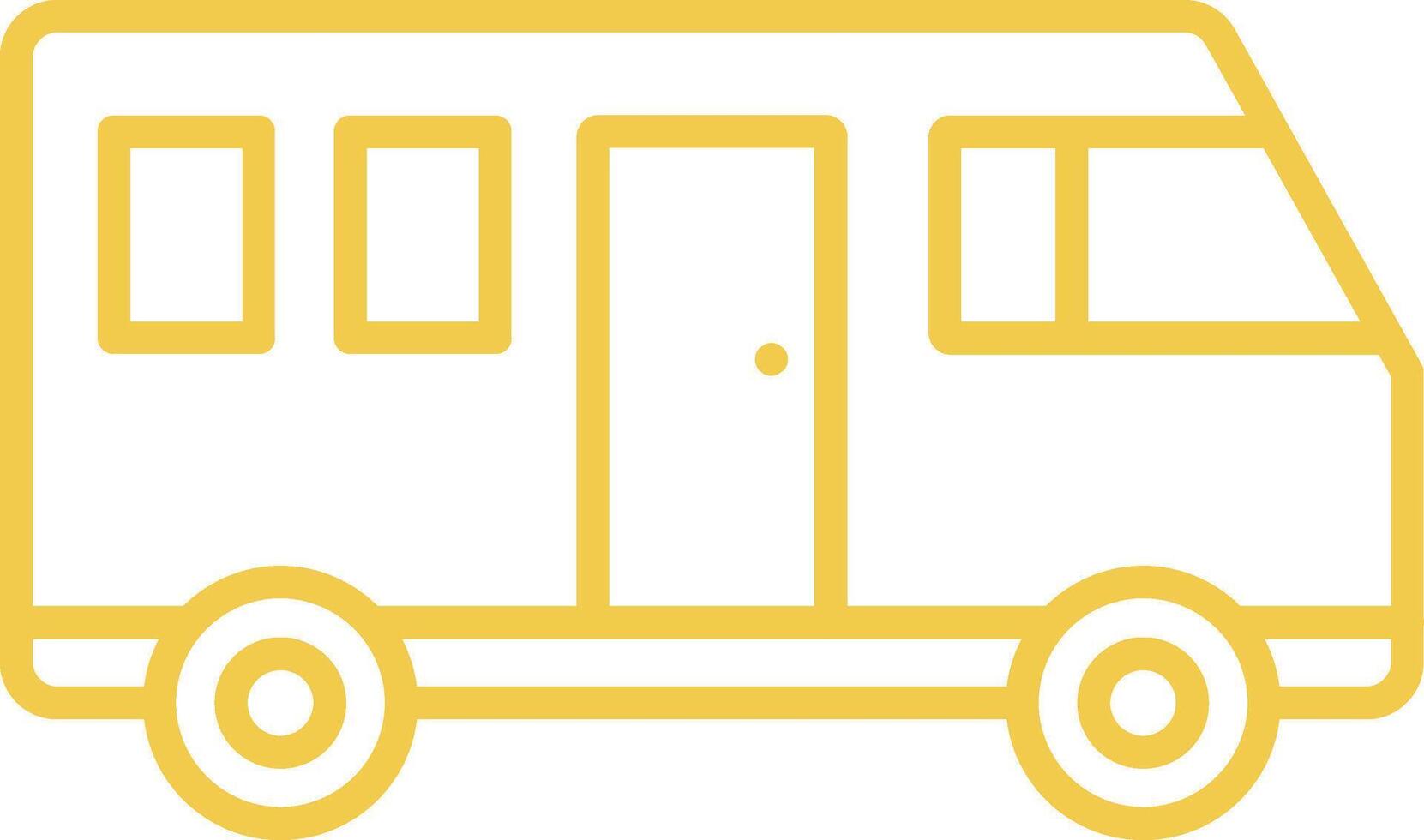 Bus Line Icon vector