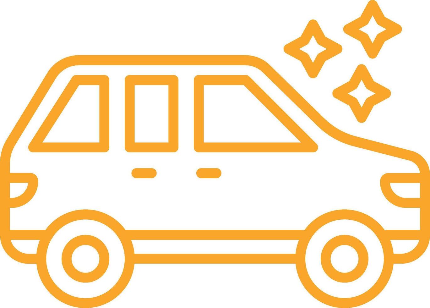 New Car Line Icon vector