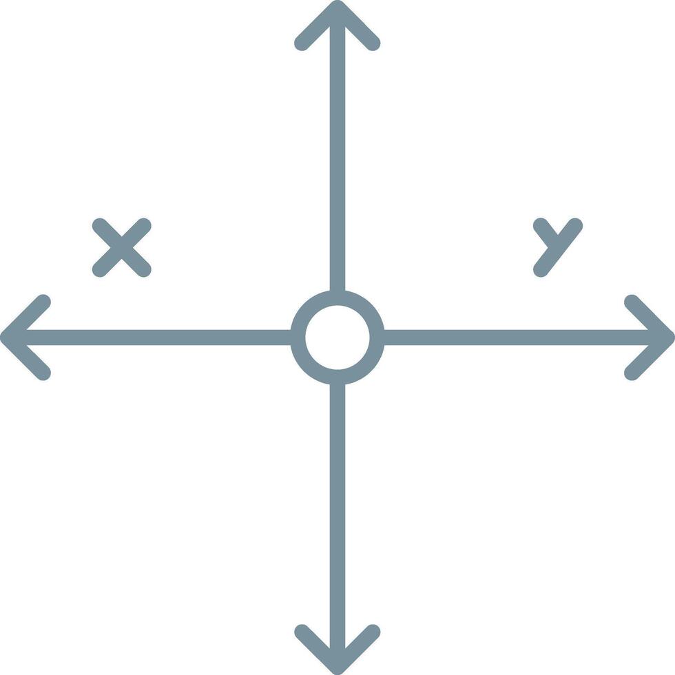 Intersection Line Icon vector