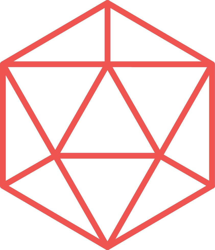 Geometrical Line Icon vector