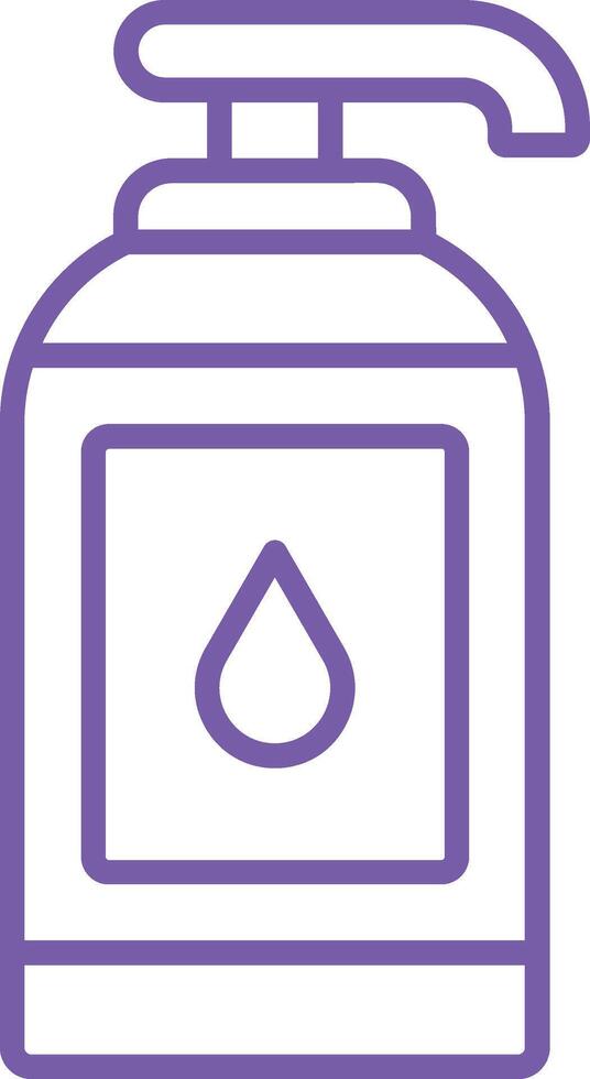 Lotion Line Icon vector