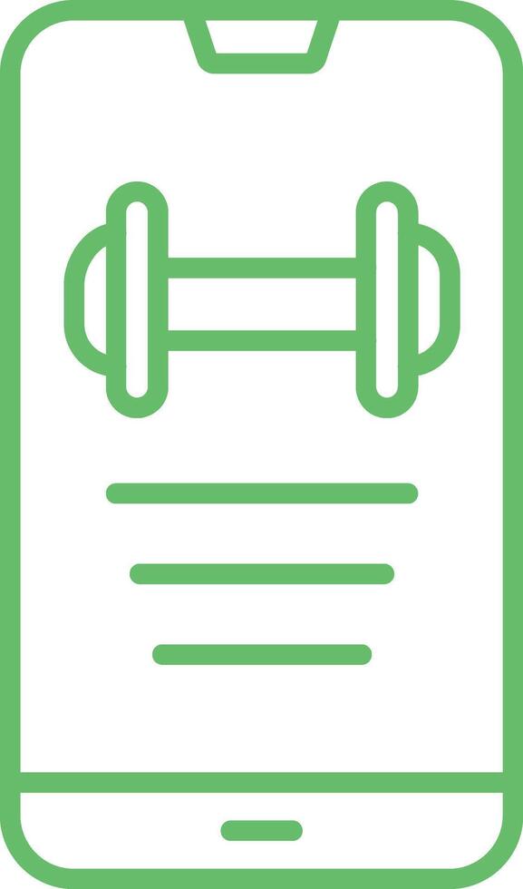 Application Line Icon vector