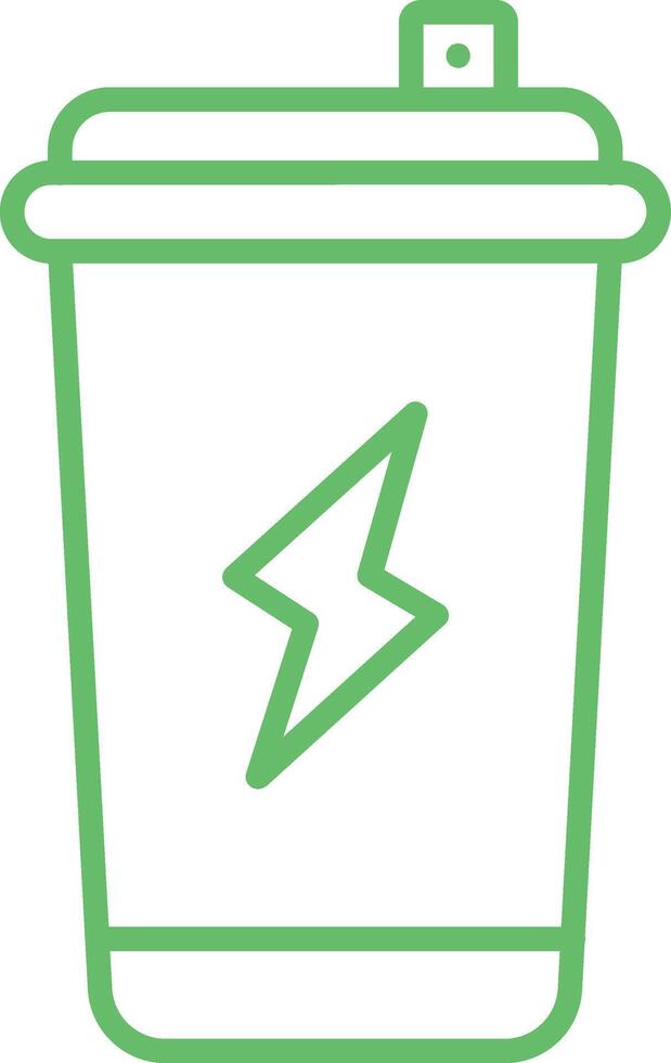 Energy Drink Line Icon vector