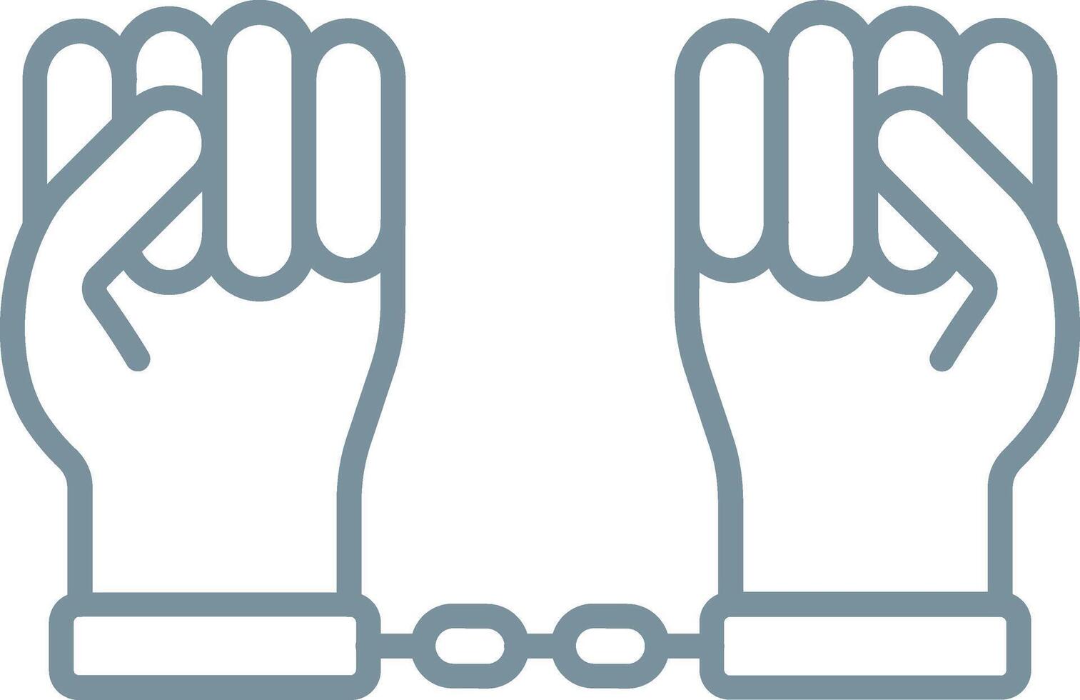 Slavery Line Icon vector